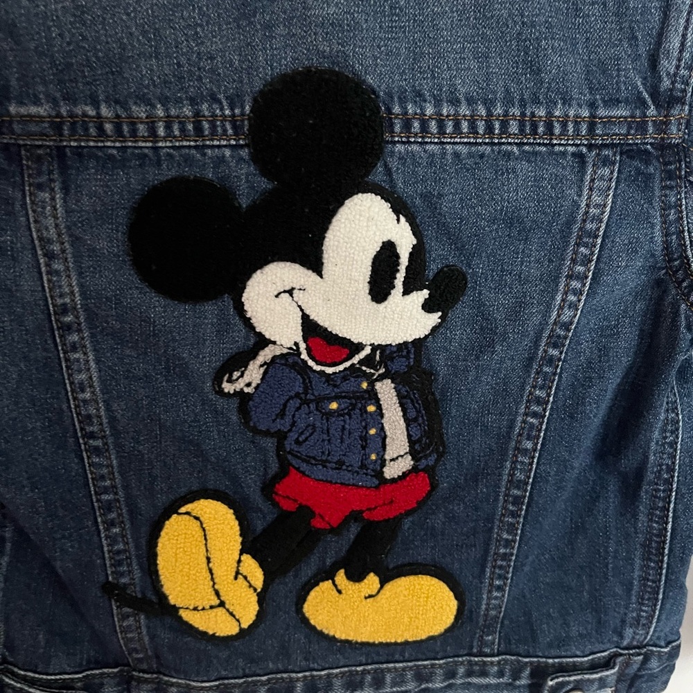 Baby Gap Disney 4T Blue Denim Jean Jacket Embroidered Mickey
Mouse